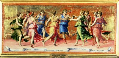 The Dance of Apollo with the Muses by Baldassarre Peruzzi